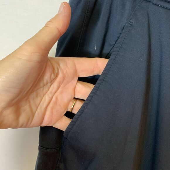 Nike Dri-Fit Black Fleece Tapered Ankle Zip Athletic Sweatpants Size L - Picture 4 of 14